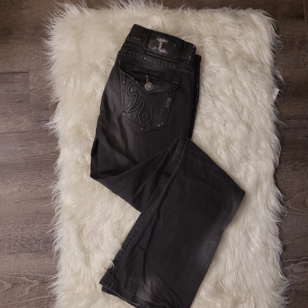 MEK Denim Jean's, black, size 27 boot cut - Picture 3 of 4